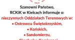 Nieczynne Oddziały Terenowe w dn. 20.06.2025 r.